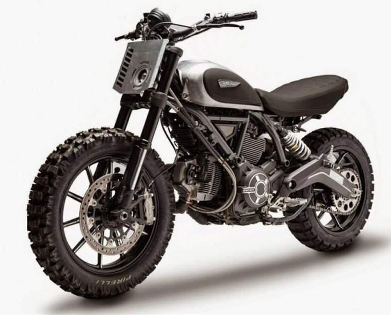 Scrambler flat hot sale track